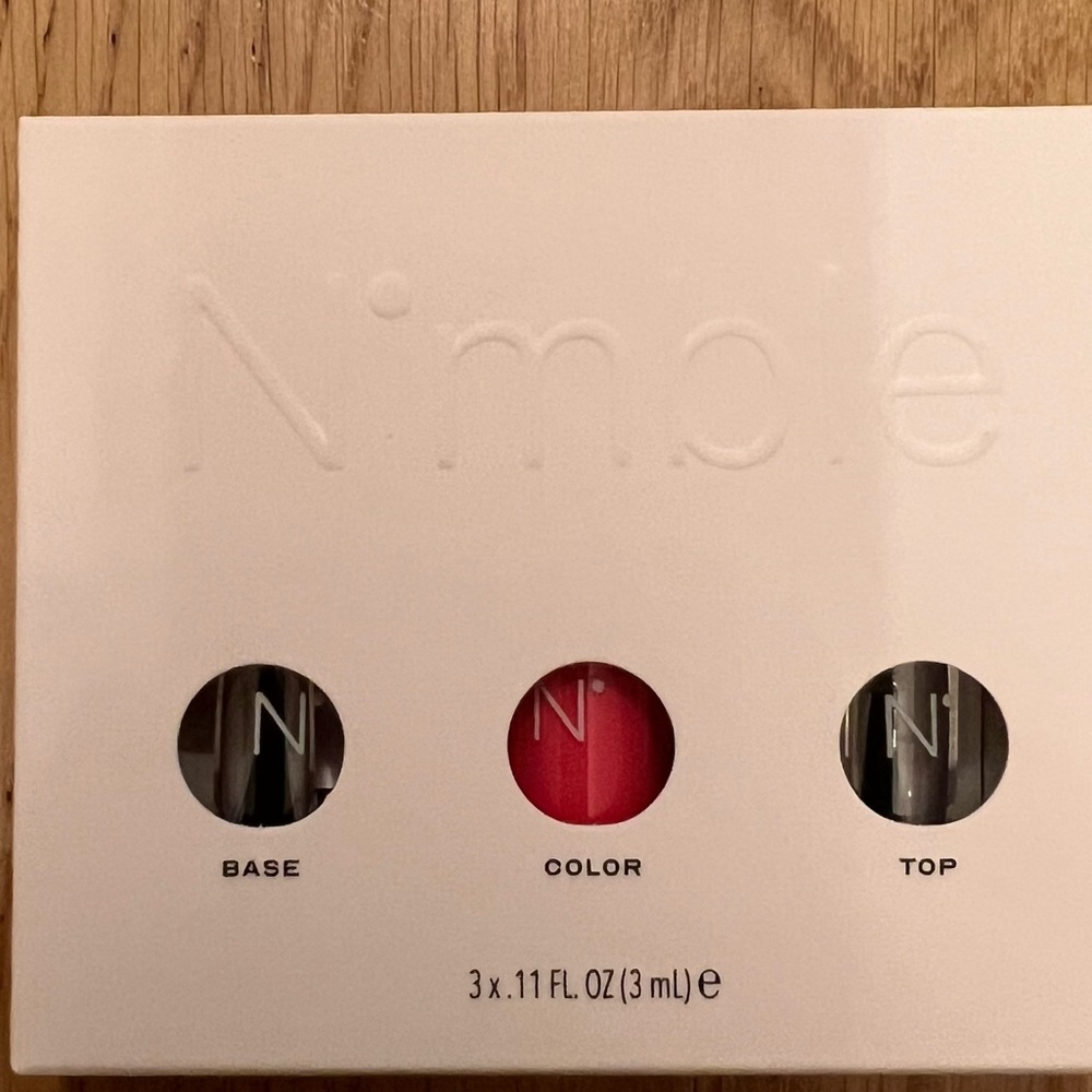 Nimble nail polishes, sealed never used